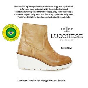 Lucchese ‘Music City’ Wedge Western Bootie
